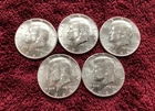 Kennedy 1964-P ~ 90% SILVER ~ 5 Coins  ~ BU ~ FREE SHIPPING !  My #305