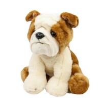 Kuscheltier Hund FranzöSische Bulldogge 26 Cm Sitzend Braun-Weiß PlüSchhund