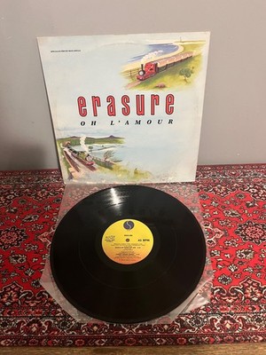 1986 ERASURE Oh L'amour 0-20471 Mute 12'' maxi-single vinyl record excellent play