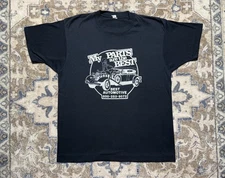 VTG “My Parts are the Best” Best Automotive Black T-Shirt Screen Stars USA Sz L