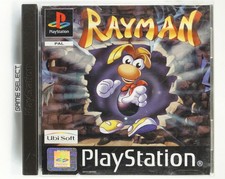 RAYMAN 1 PRIMA STAMPA BLACK LABEL PLAYSTATION 1 2 3 PS1 PAL EU ITALIANO COMPLETO