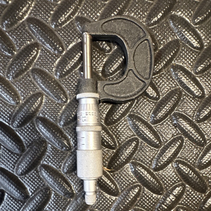 Craftsman Outside Micrometer 0-1 in Mechanical 0.00010 in Resolution MPN 425