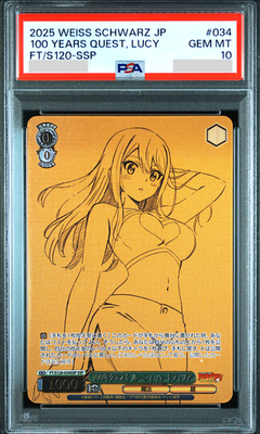 PSA 10 Weiss Schwarz Lucy FAIRY TAIL 100 Years Quest FT/S120-034