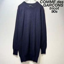 90's tricot Comme des Garcons Wool crew neck knit sweater