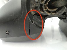 Retroviseur droit (ou coque) Peugeot PARTNER