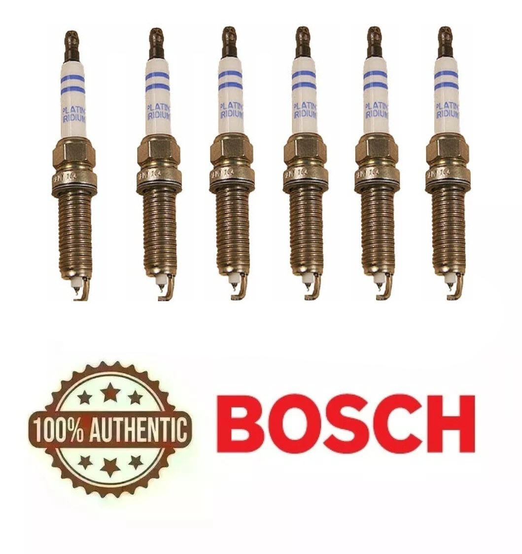 For BMW Set of 6 Bosch Spark Plugs E60 E83 E85 E90 12 12 2 158 253