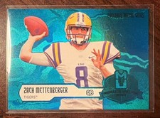 2014 Flair Showcase Metal Universe Zach Mettenberger Precious Metal Gems #M-22