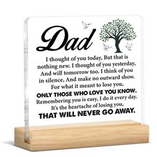Memorial Sympathy Gifts for Loss of Dad Father, Bereavement Condolence A-u