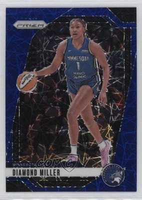 2024 Panini Prizm WNBA Blue Velocity Prizm Diamond Miller #63 2xd