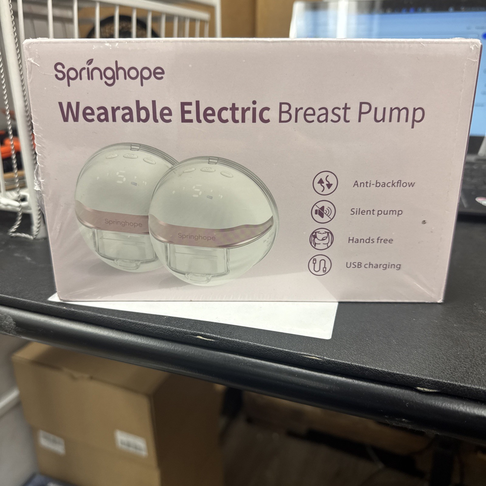 Springhope Breast Pump Hands Free, Wearable Electric Breast Pump