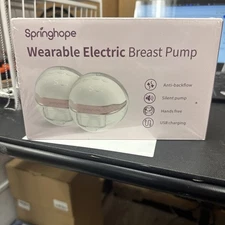 Springhope Breast Pump Hands Free, Wearable Electric Breast Pump