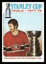 1978 TOPPS STANLEY CUP 264 GOOD FINALS HOCKEY MONTREAL CANADIENS