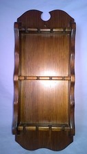 Wooden Spoon Rack / Bandanna Scarf Organizer, Holds one Dozen, made in USA