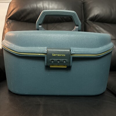 Hard Shell Samsonite Vanity Case Combination Lock Retro Samsonite
