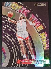 Jalen Green 2021-22 Panini Recon ROCK THE RIM Rookie Insert Card (no.1)