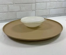 Vintage Tupperware Dip-n-Serve Chip And Dip Veggie Tray