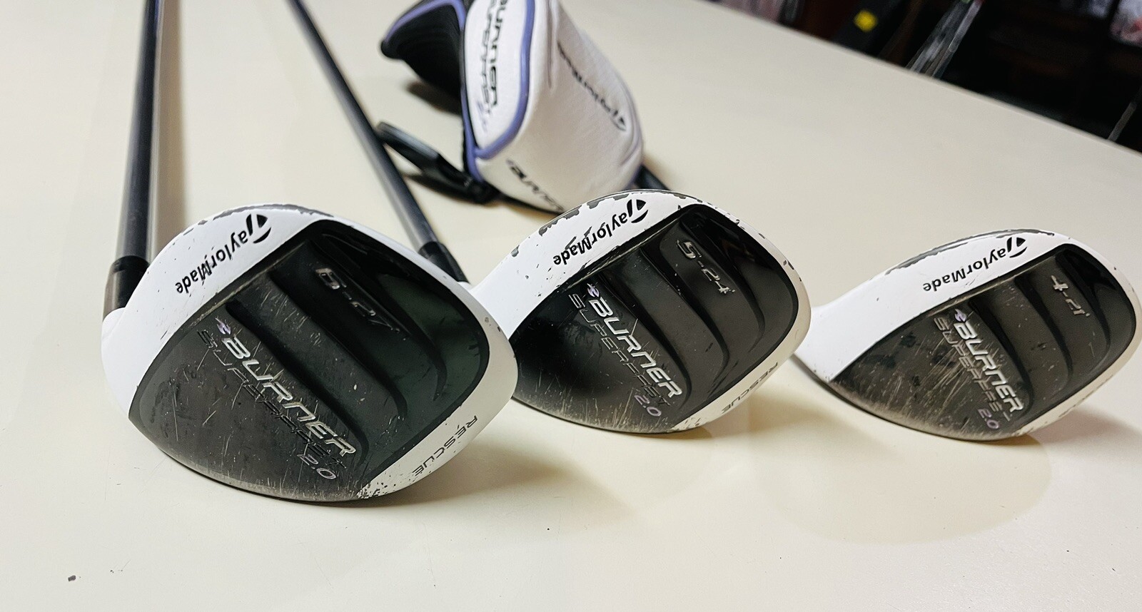 Taylormade Burner Superfast 2.0 4,5,6 Hybrids 3 Club Set 50g Ladies