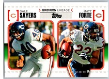 2010 Topps Football Gridiron Lineage Insert-GL-SF Sayers / Forte Bears RB's