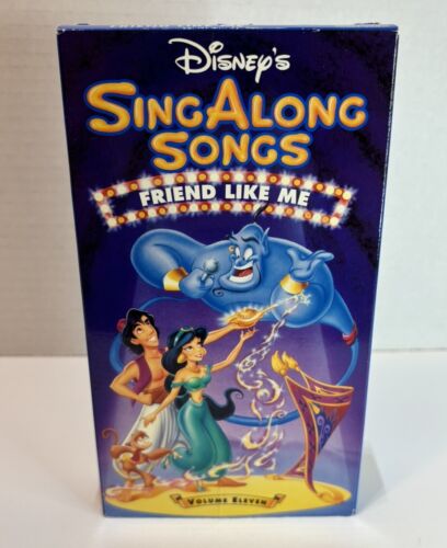 Disneys Sing Along Songs - Aladdin: Friends Like Me (VHS, 1993) - 第 1/12 張圖片