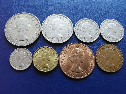 Year Sets: Circulated, Pre-decimal, UK coins 1953 to 1967 Crown to Farthing - Picture 18 of 32