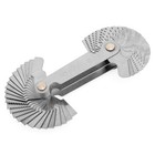 52 Blades Screw Thread Pitch Cutting Gauge Tools Metric & Whitworth Grip Measure