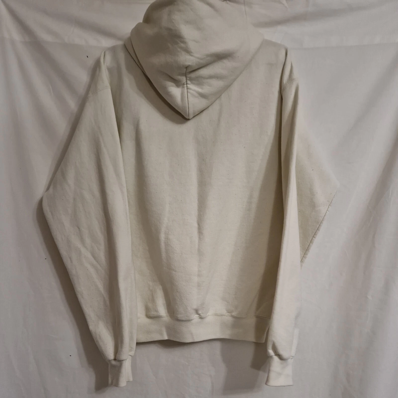 OFF WHITE Felpa con cappuccio Champion Cream University of Denvet Pioneers DU 44 pollici petto (L XL)