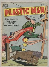 Plastic Man 18 July 1949 G/VG