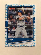 Corey Seager 2020 Donruss Baby Shark Border Los Angeles Dodgers