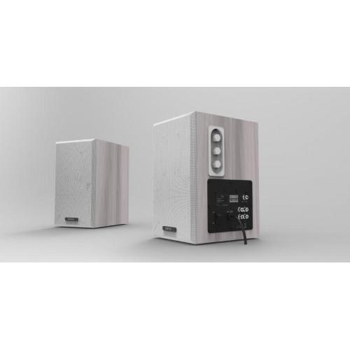 EMPIRE COPPIA CASSE ACUSTICHE ATTIVE POTENZA 64 WATT COLORE BIANCO