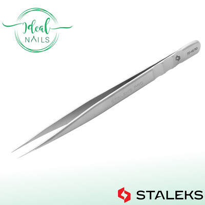 Pinzette zur Separierung von Naturwimpern STALEKS EXPERT TE-41/10, gerade Spitze