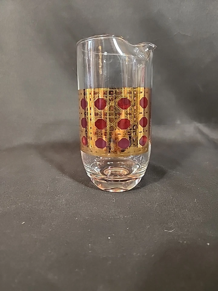 Georges Briard Patio Rosa Arándano Cóctel Martini Jarra De Colección Mediados de Siglo Foto 4 de 4