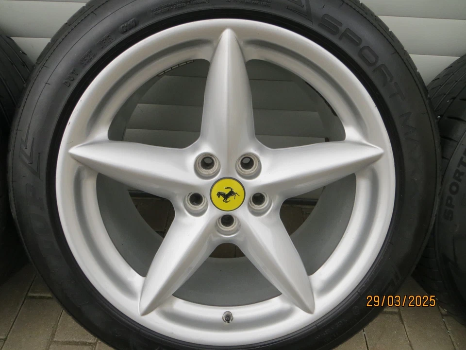 18 Zoll original Ferrari Modena 360 Sommerräder 164173 164175 6mm Alufelgen - Bild 4 von 4
