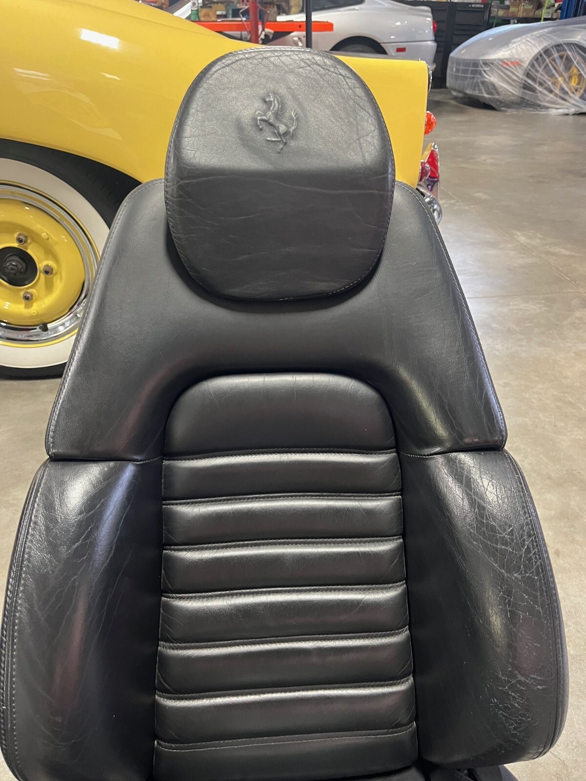 OEM Ferrari 360 Spider  Leather Seats, Black
