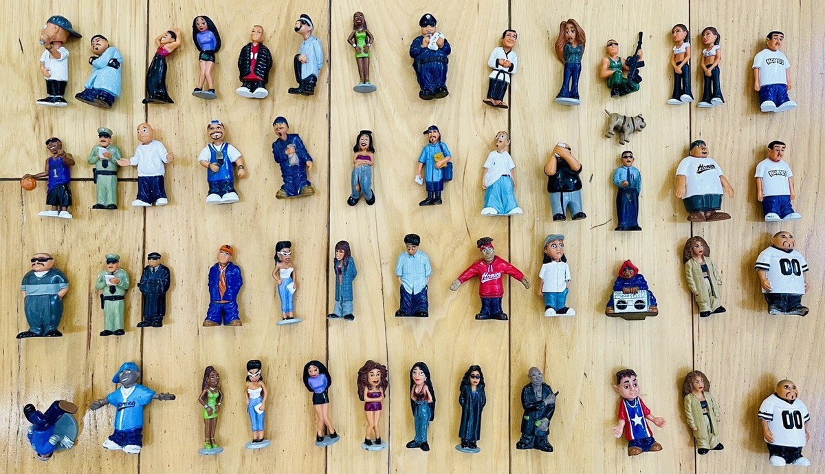 Lot of over 50 Lil Homies Figures Mixed Series Figures 1.75