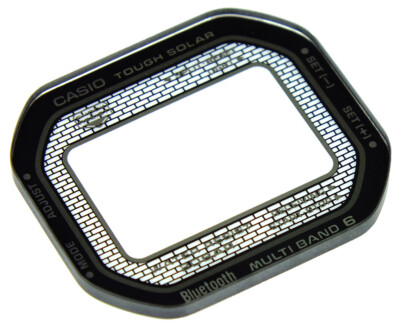 Casio Uhrenglas Mineralglas rund Glas Ersatzglas mit Aufdruck GMW-B5000G 