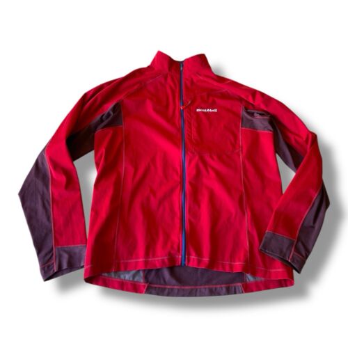 montbell Cross Runner Jacket lightweight running jacket Men's Size Large Red