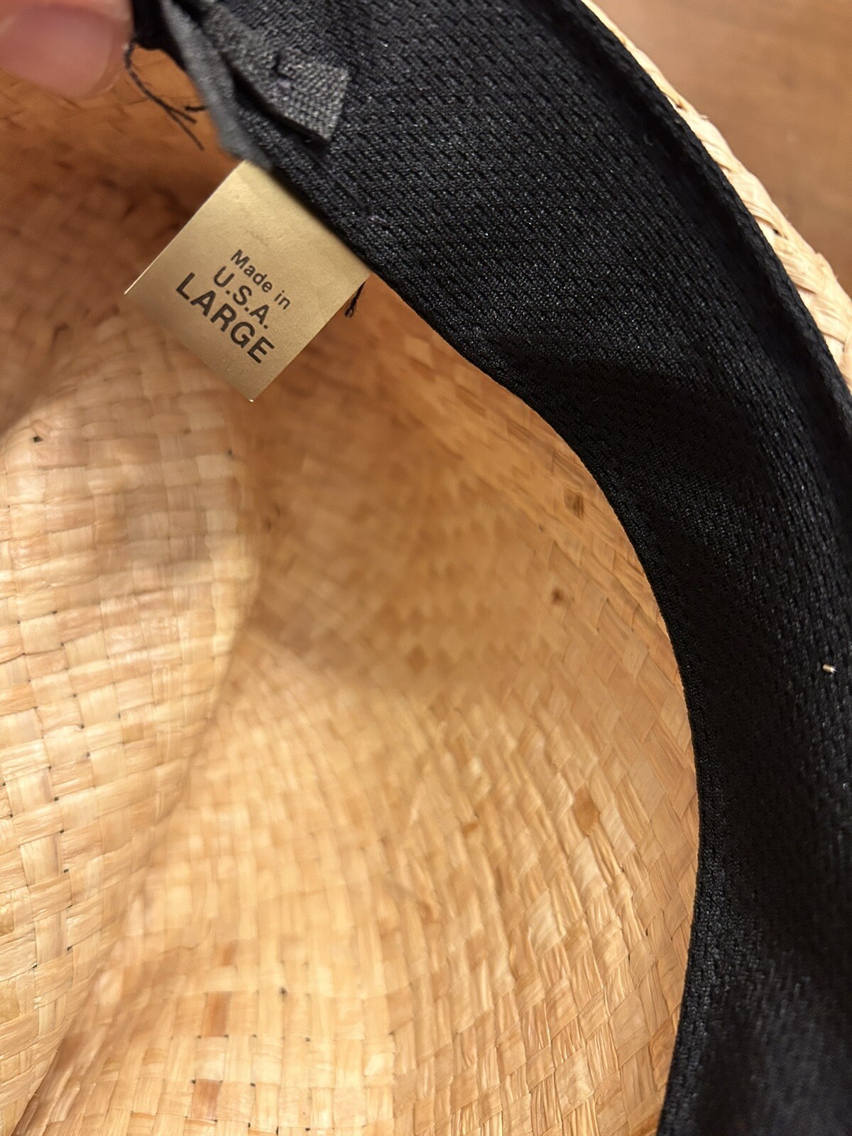 Harley Davidson Straw Cowboy Hat Size Small F&M Hat C… Gem