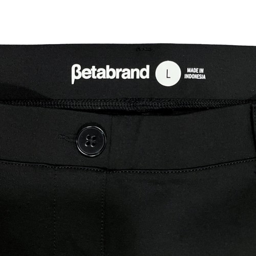 Betabrand Sz L Classic Dress Yoga Pants Straight Leg Mid-Rise Wrinkle-Resistant - Picture 8 of 9