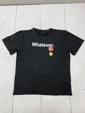 Shein Womens Black Graphic Short Sleeve Shirt Size XXL