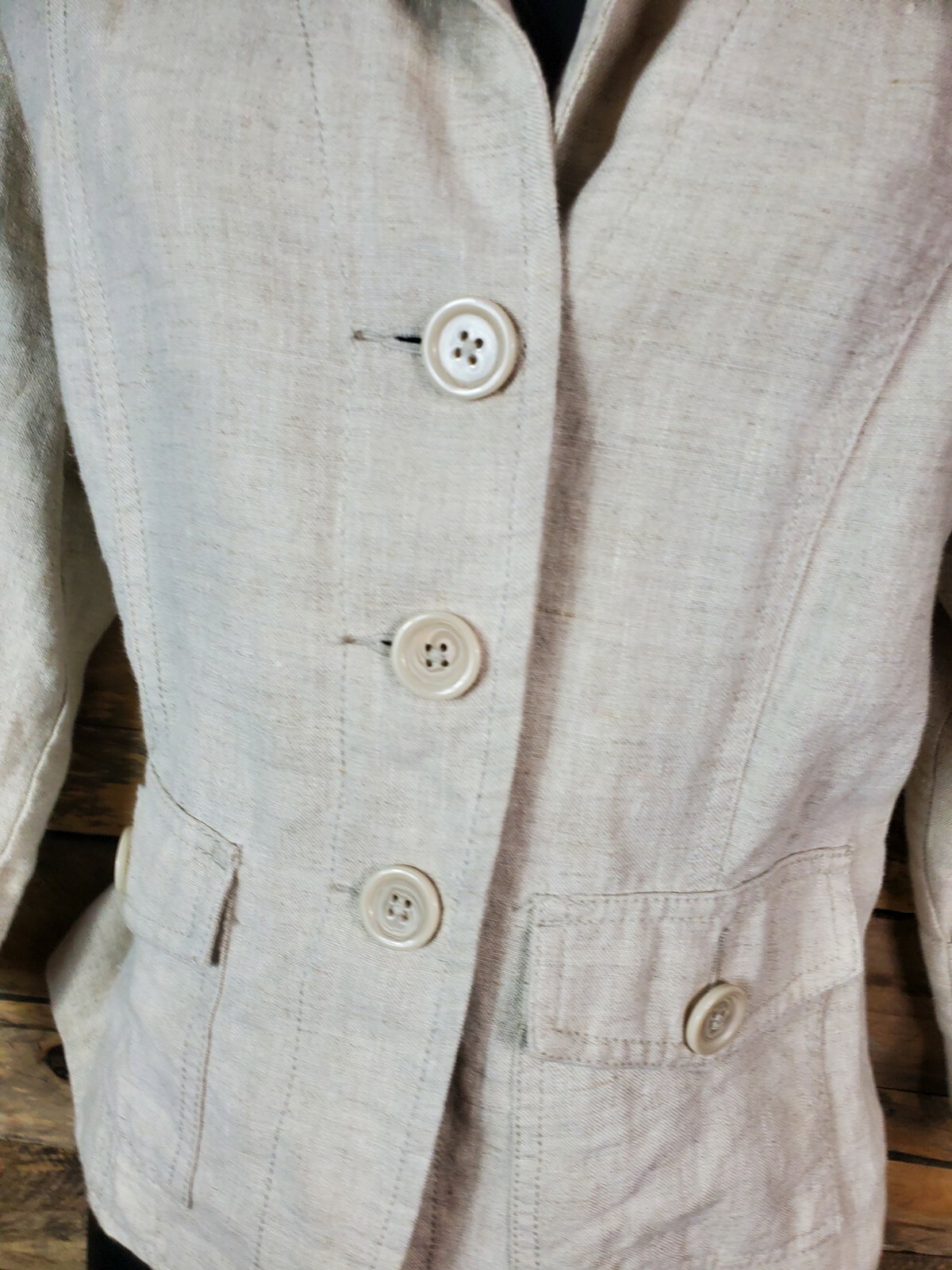 Studio Works Jacket Lightweight PM Brown Chest 38… - image 4