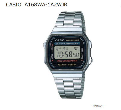 CASIO Standard Watch ''Casio Collection'' A168WA-1A2WJR Made in Japan　Technology
