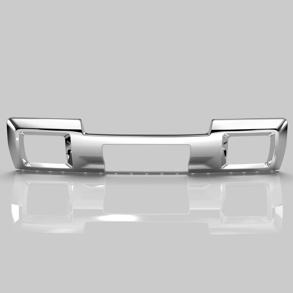 Chrome For GMC Sierra 2500HD 3500HD 2015-2019 Front Bumper Skid Plate Silver Foto 2 de 4