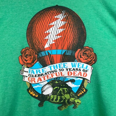 Grateful Dead 50 years Fare the Well T-Shirt Mens 3XL Levis