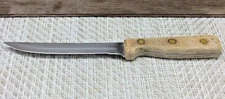 Old Homestead Utility Knife Lifetime Cutlery 6" S/S Blade Wood Handle FT Japan