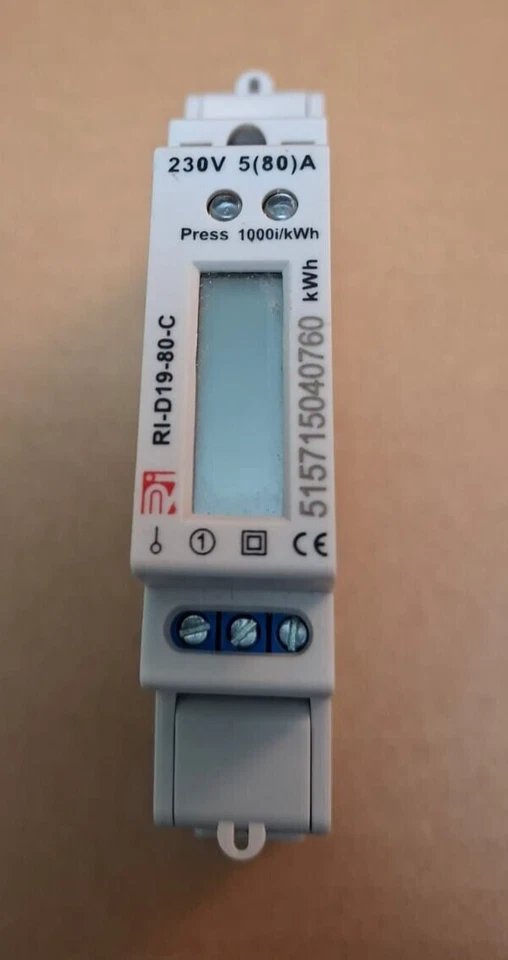 RI-D19-80-C80Amp Single Phase Energy Meter 80A direct RS485 Output - Image 2 of 4