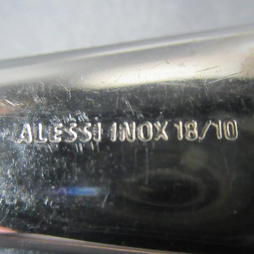 Alessi Edelstahl Gabel Serie Nuovo Milano Ettore Sotsass Design 19,4cm - Bild 4 von 4