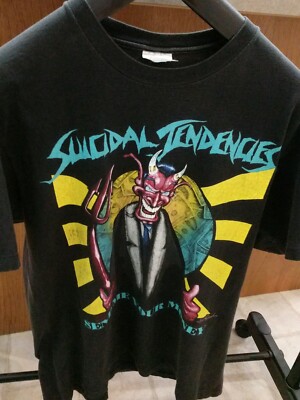 Suicidal Tendencies Vintage Touring T-shirt Devil pitch fork 1990