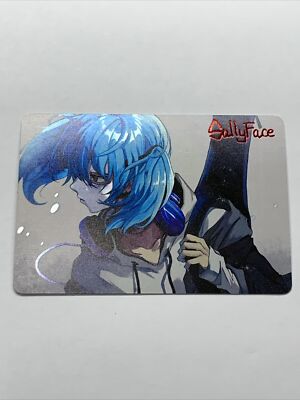 Sally Face RPG Horror Game ACG Girl Sexy Goddess Waifu Card Holo Anime Scary