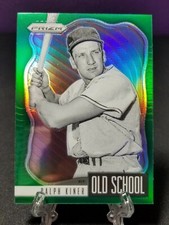 Ralph Kiner 2021 Panini Prizm Baseball OLD SCHOOL Green Prizm Insert Card 💎
