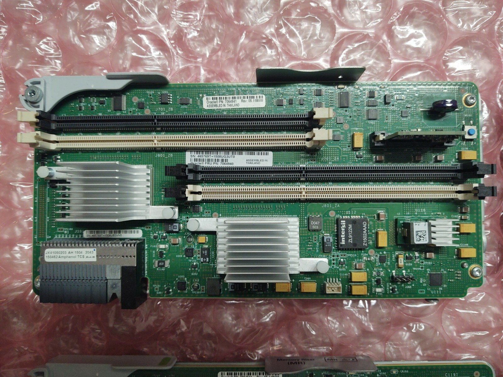 Sun Oracle 7064940 Memory Riser Assembly 7064941 (Lot of 4) LVN SYSTEMS ...